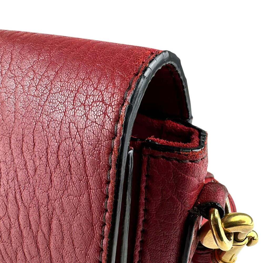 CHRISTIAN DIOR Leather Shoulder Bag - Picture 7 of 12